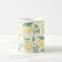 Modern Lemon Citrus Summer yellow Personalized