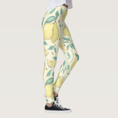 Modern Lemon Citrus Summer yellow Personalized Leggings (Rechts)