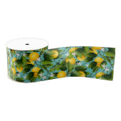Modern Lemon Fruit Pattern Grosgrain Lint (Spoel)