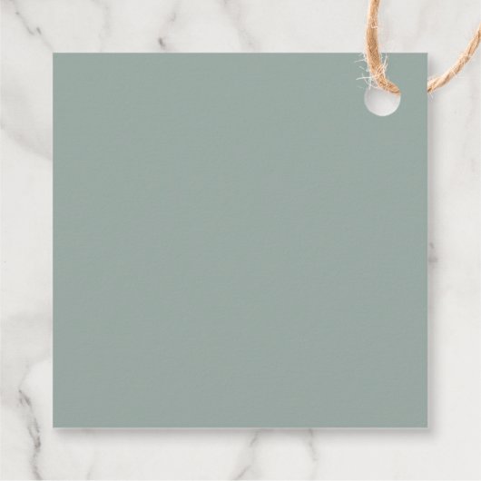 Modern Lemon Garden bedankt Bedankjes Labels (Achterkant)