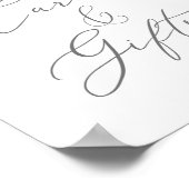 Modern Lemon Garden Kaarten en cadeaubonzen Poster (Hoek)