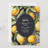 Modern Lemon Garden Vrijgezellenfeest Kaart (Voorkant)