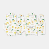 Modern Lemon Love and Bedankt Wedding Bedankdoosjes (Uitgevouwen)