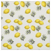 Modern  Lemon & Olive Patroon Stof (Swatch)