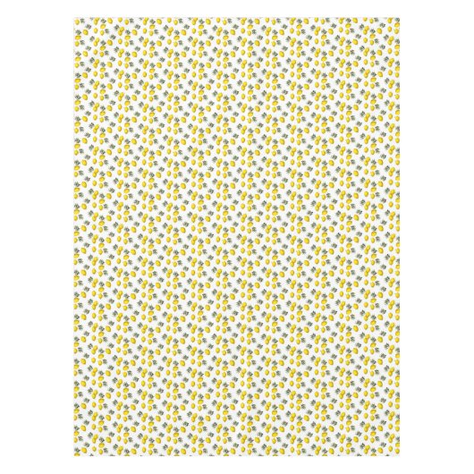 Modern  Lemon & Olive Patroon Tafelkleed (Voorkant)