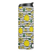Modern Lemon Pattern Thermosbeker (Gedraaid links)