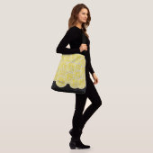 Modern Lemon Slices Waterverf Pattern Crossbody Tas (Op model)