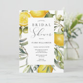 Modern Lemon Vrijgezellenfeest Kaart (Staand voorkant)