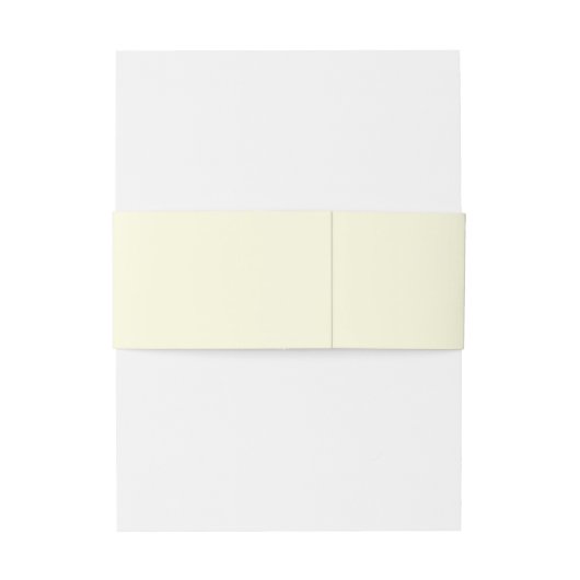 Modern Lemon Yellow Wedding Uitnodigingen Wikkel (Achterkant Voorbeeld)