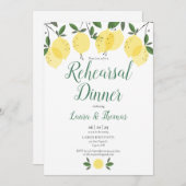 Modern Lemons repetitie diner Kaart (Voorkant / Achterkant)