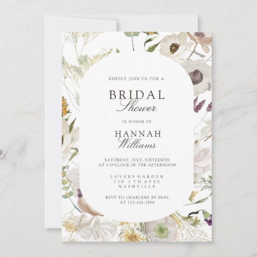 Modern, lente Vrijgezellenfeest Kaart (Voorkant)