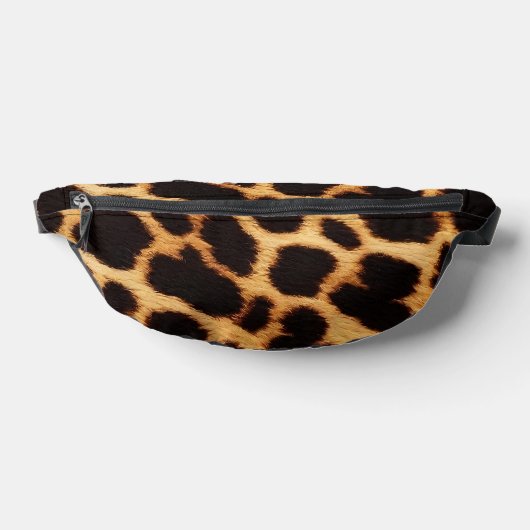 Modern Leopard Cat Animal Print Collectie Heuptasje (Liggend)