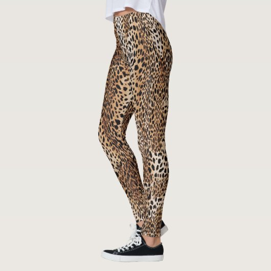 Modern Leopard huidontwerp Leggings (Links)