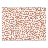 Modern leopard Pattern Animal Print Red Tafelkleed (Voorkant (Horizontaal))