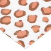 Modern leopard Pattern Animal Print Red Tafelkleed (Gekanteld)