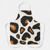 Modern Leopard Print Schort - Chic Keuken Stijl