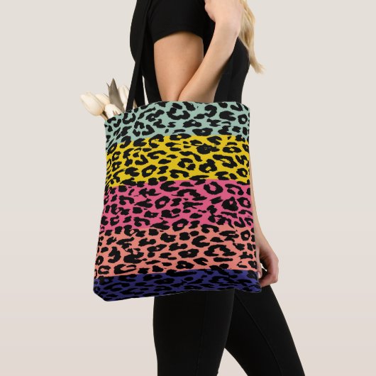 Modern Leopard Skin Pattern Tote Bag (Dichtbij)