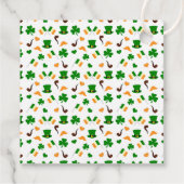 Modern Leprechaun St. Patrick's Any Age Birthday Bedankjes Labels (Achterkant)