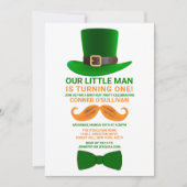 Modern Leprechaun St. Patrick's Any Age Birthday Kaart (Voorkant)