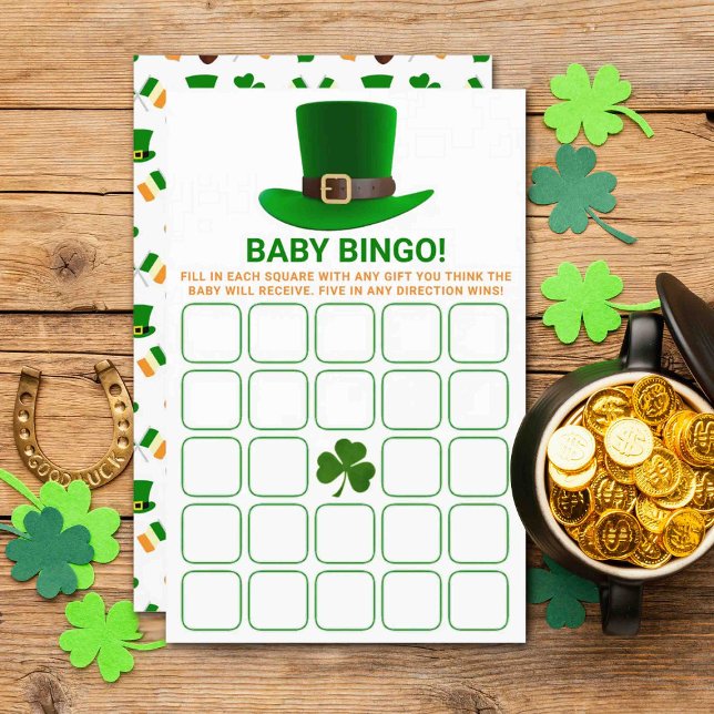 Modern Leprechaun St. Patrick's Day Baby shower (Creator heeft geüpload)