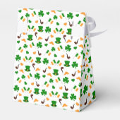Modern Leprechaun St. Patrick's Day Baby shower Bedankdoosjes (Achterkant)