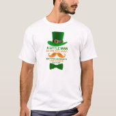 Modern Leprechaun St. Patrick's Day Baby shower T-shirt (Voorkant)