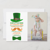 Modern Leprechaun St. Patrick's Day Birthday Foto Kaart (Voorkant)