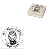 Modern leraar klaslokaal Avatar Geweldig werk Rubberstempel (Gestempeld)