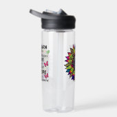 Modern Leren Van Gisteren Quotes Zonnebloem Naam Waterfles (Rechts)