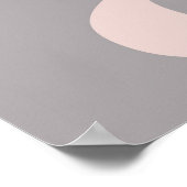 Modern Letter A-Poster Poster (Hoek)