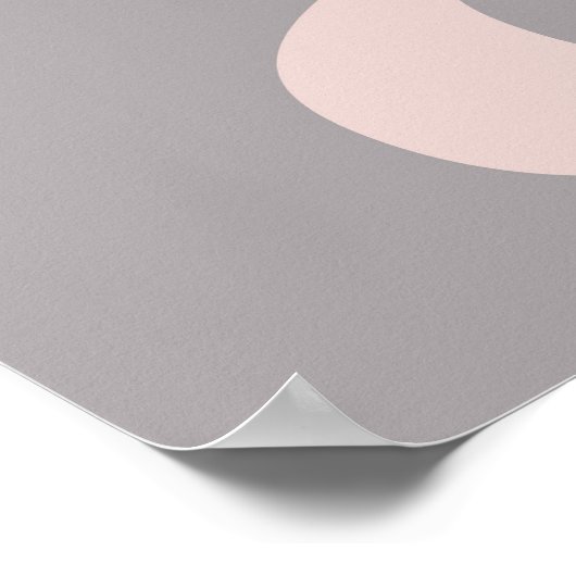 Modern Letter A-Poster Poster (Hoek)