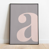 Modern Letter A-Poster Poster