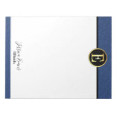 Modern Letter E-Notitieblok Notitieblok (Voorkant)