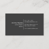 Modern Letterform Logo I voor auteurs en schrijver Visitekaartje (Achterkant)