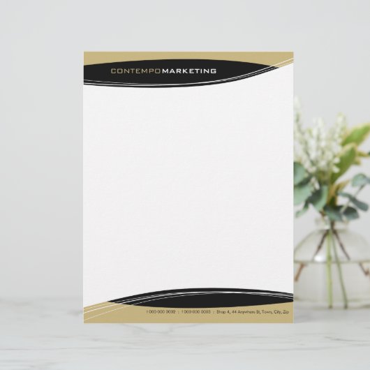 MODERN LETTERHEAD : minachting 1 (Staand voorkant)