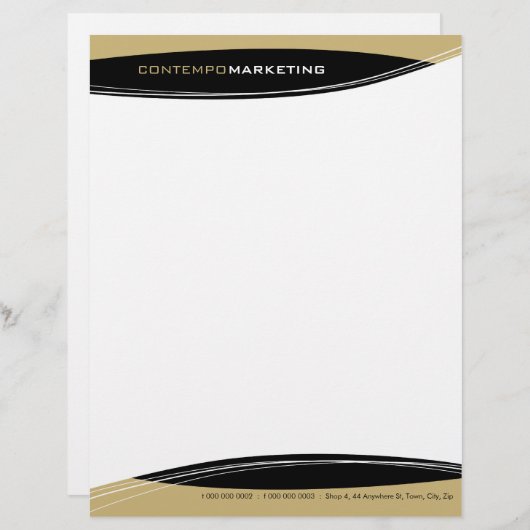 MODERN LETTERHEAD : minachting 1 (Voorkant / Achterkant)