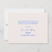 Modern Lettering Business Package Dank u Bedankkaart (Achterkant)