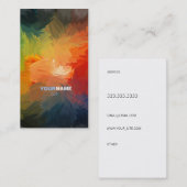 Modern lettertype visitekaartje (Voorkant / Achterkant)