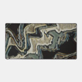 Modern Leuk Abstract Mannelijk Zwart Bureaumat (Voorkant)