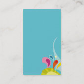 modern, leuk en grappig kind voor visitekaartjes (Achterkant)