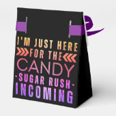 Modern Leuk Halloween Snoep Treat Gepersonaliseerd Bedankdoosjes (Achterkant)