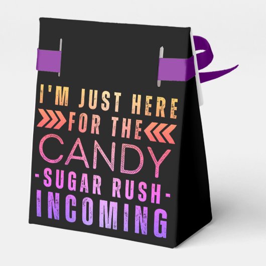 Modern Leuk Halloween Snoep Treat Gepersonaliseerd Bedankdoosjes (Achterkant)