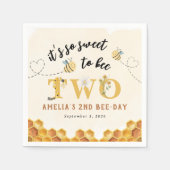 Modern Leuk Het is zo lief om 2e verjaardag te zij Servet (Voorkant)