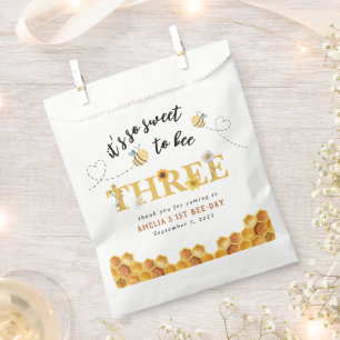 Modern Leuk Het is zo lief om drie jaar te zijn Bedankzakje