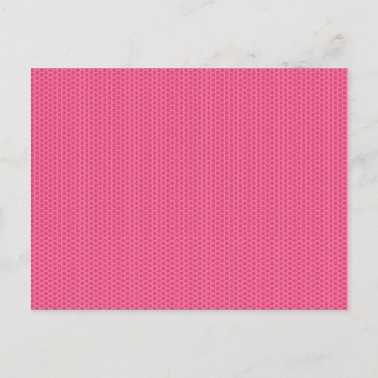 Modern leuk roze verjaardagsfeest strip POW Uitnodiging Briefkaart (Achterkant)