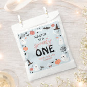 Modern Leuk Spooky Een Halloween Jongen 1e Verjaar Bedankzakje (Geknipt)