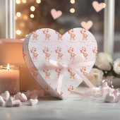 Modern Leuk Teddy Bear Pattern Meisje Baby shower Cadeaupapier