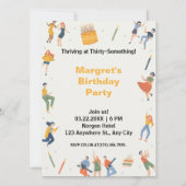 Modern leuk verjaardagsfeest (Voorkant)