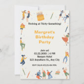 Modern leuk verjaardagsfeest (Voorkant)