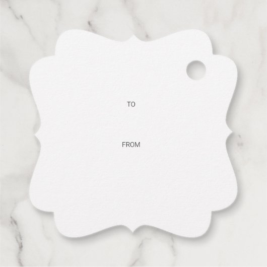 MODERN LEUKE KERSTKLOKKEN FEESTGESCHENK LABELS (Achterkant)